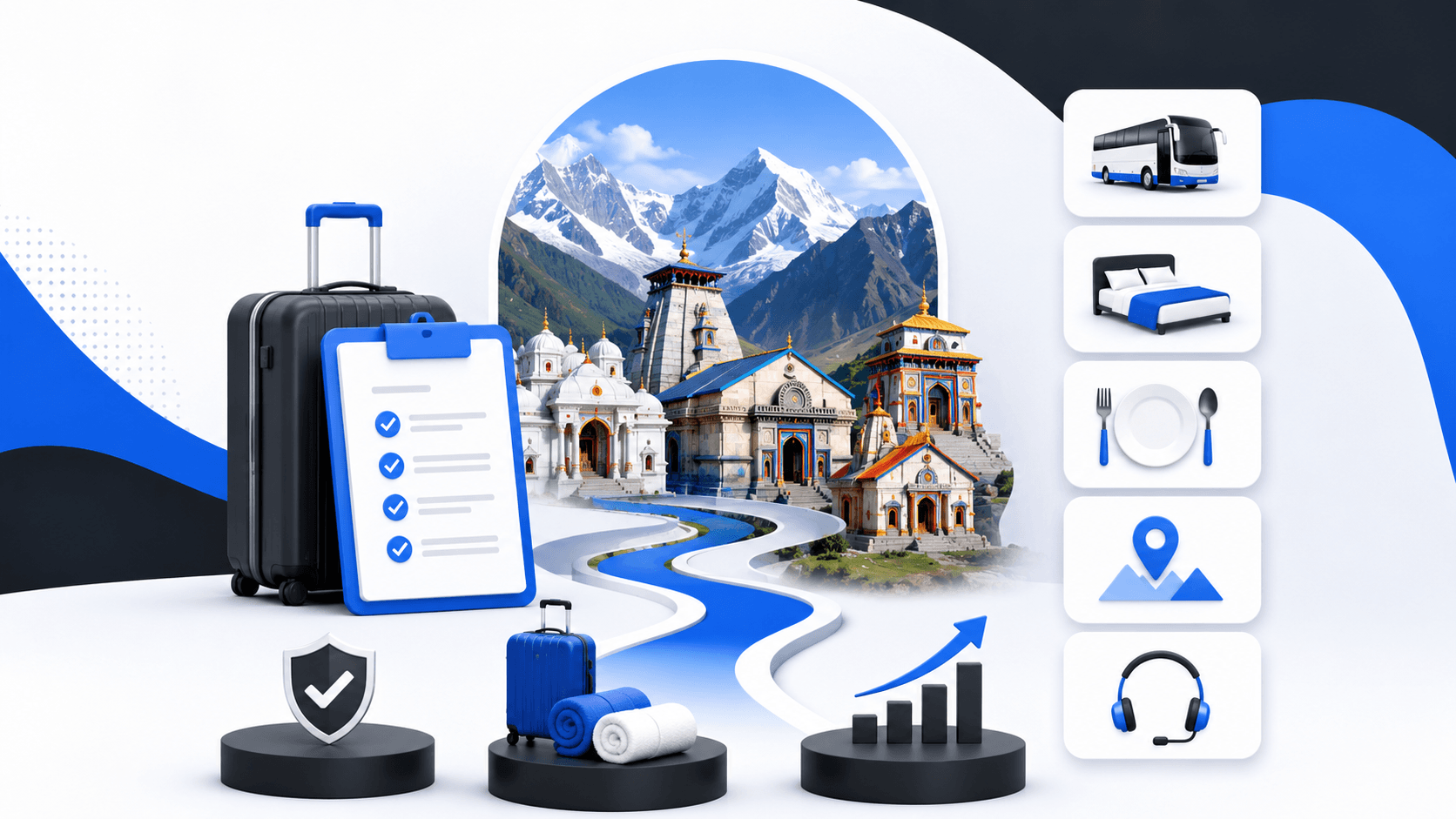 What Is Included in a Chardham Yatra Package from Haridwar