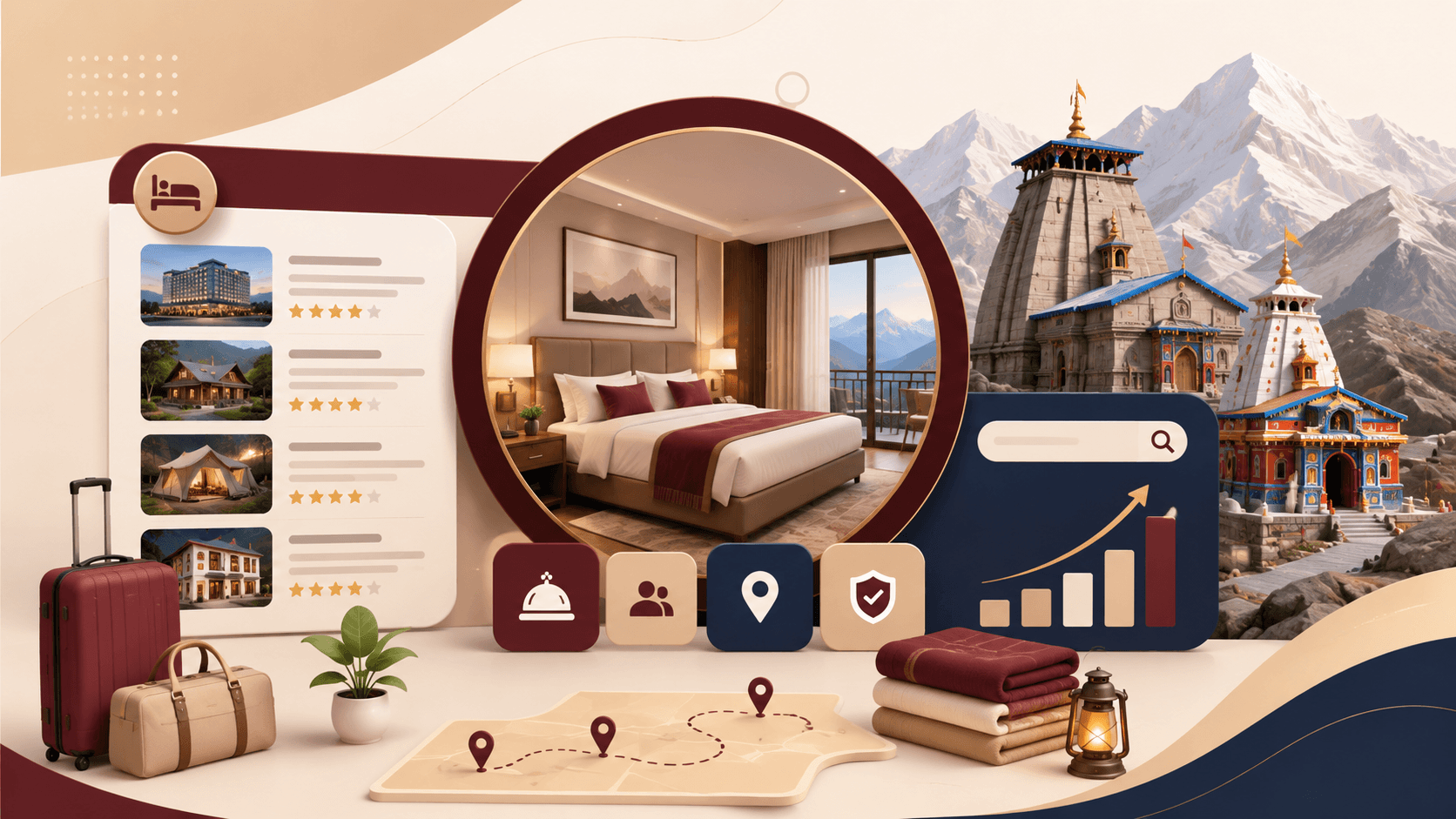 Accommodation Options During Chardham Yatra