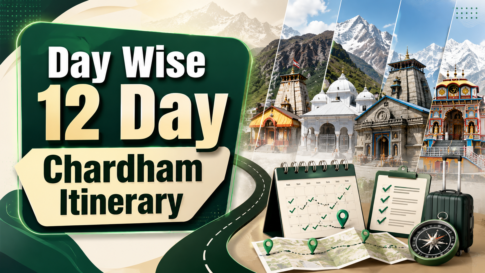 Day Wise 12 Day Chardham Itinerary Guide