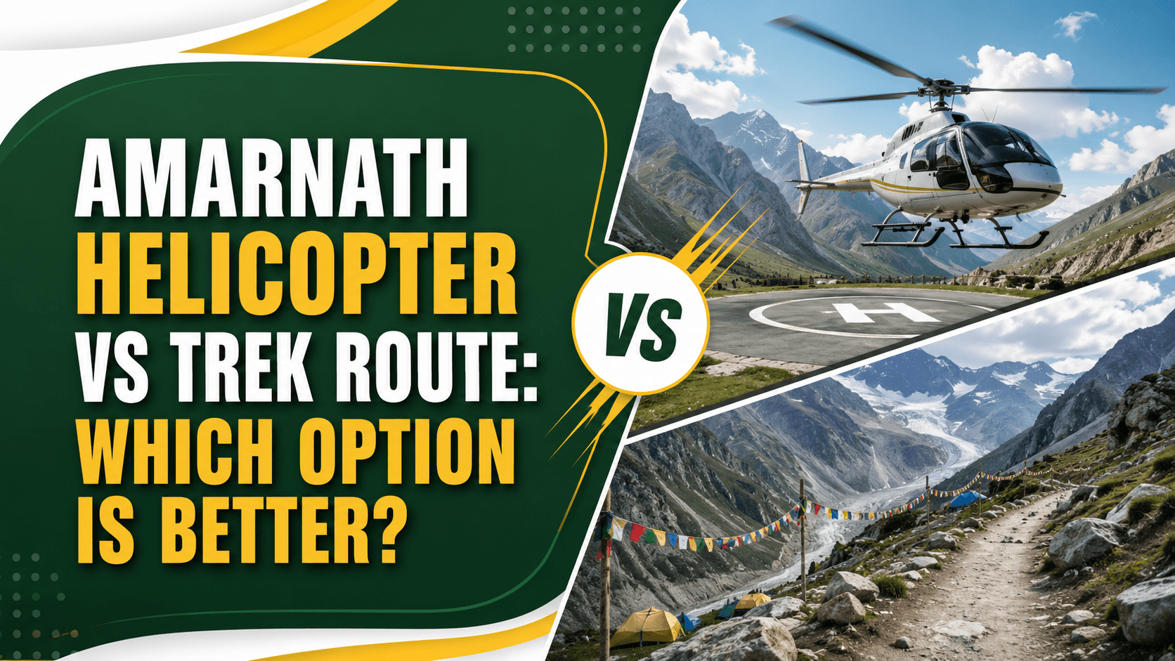 Amarnath Helicopter vs Trek Route: Which Option Is Better?