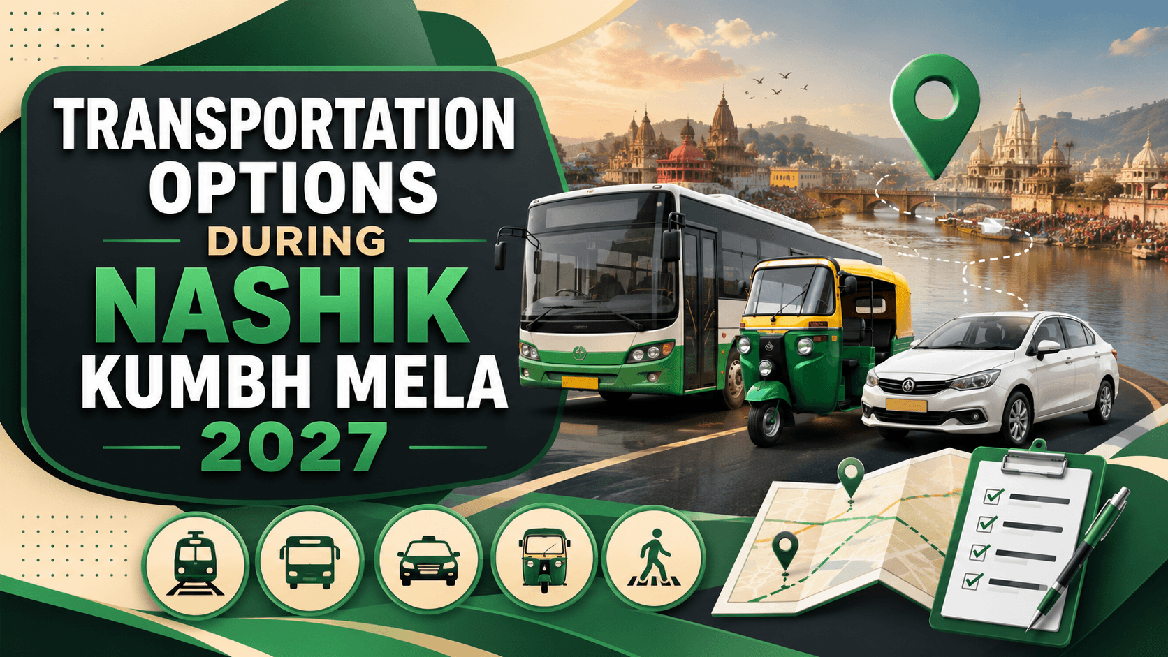Transportation Options During Nashik Kumbh Mela 2027