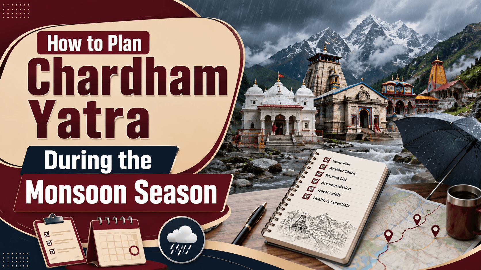 How to Plan Chardham Yatra During the Monsoon Season