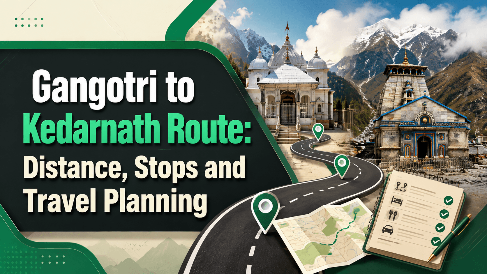 Gangotri to Kedarnath Route: Distance, Stops and Travel Planning