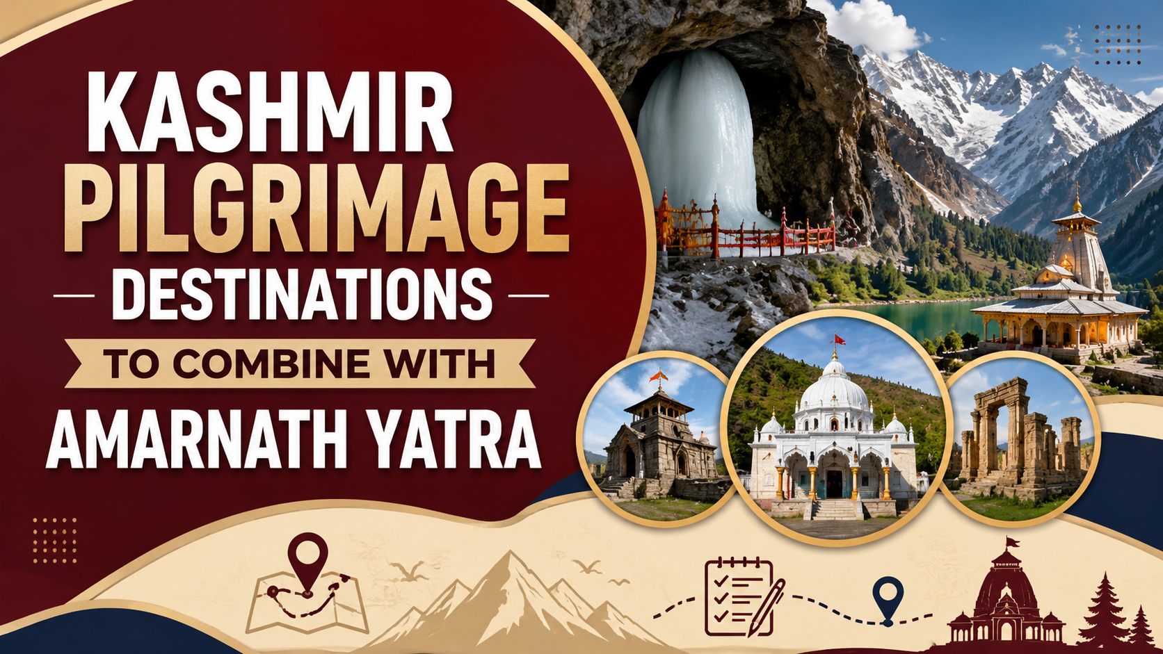 Kashmir Pilgrimage Destinations to Combine with Amarnath Yatra