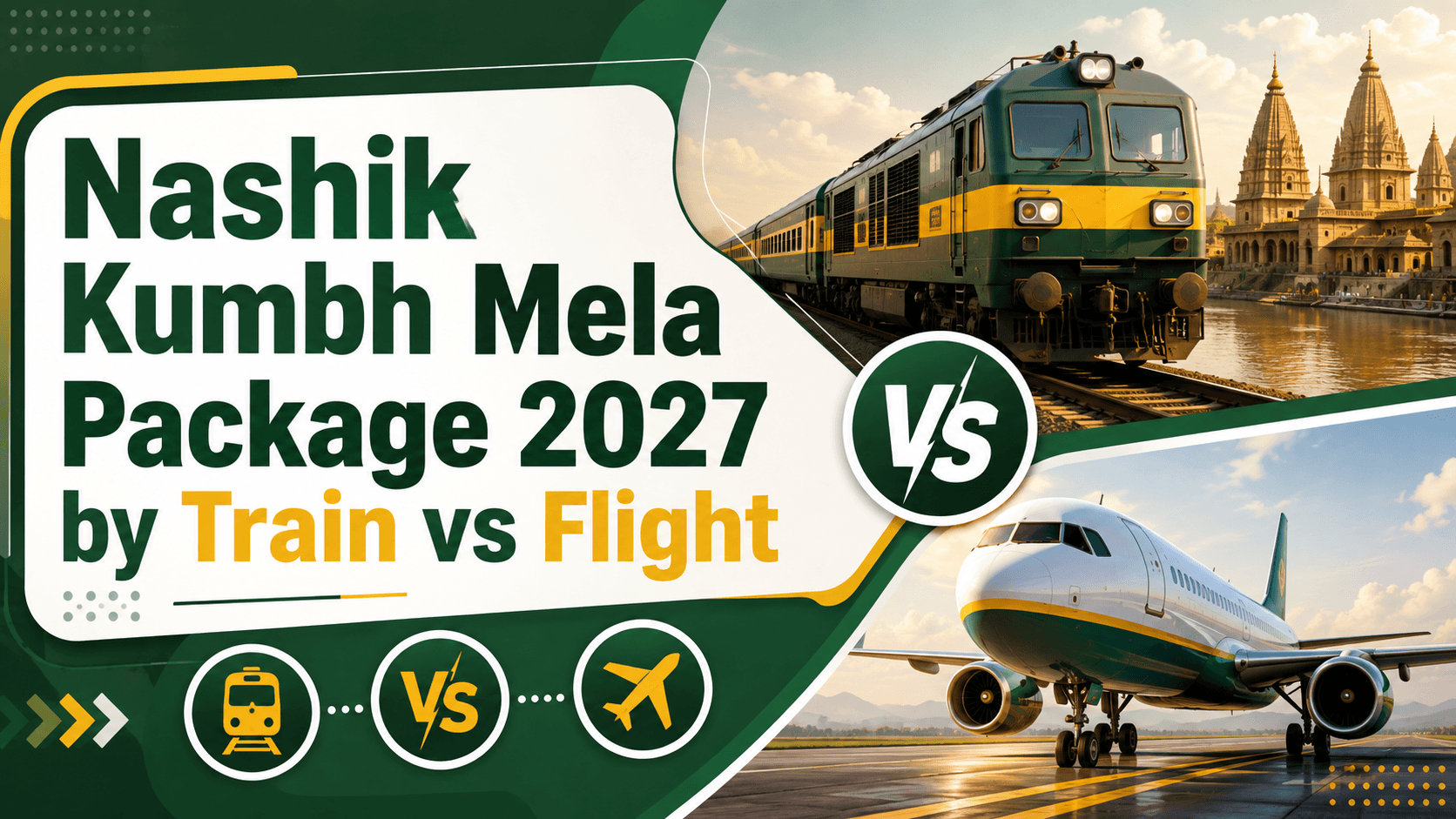 Nashik Kumbh Travel Options 2027: Train vs Flight