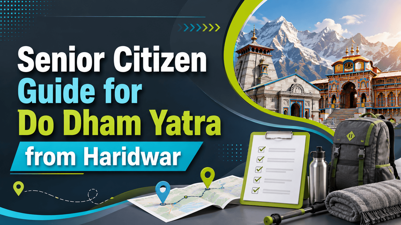 Senior Citizen Do Dham Yatra Guide from Haridwar