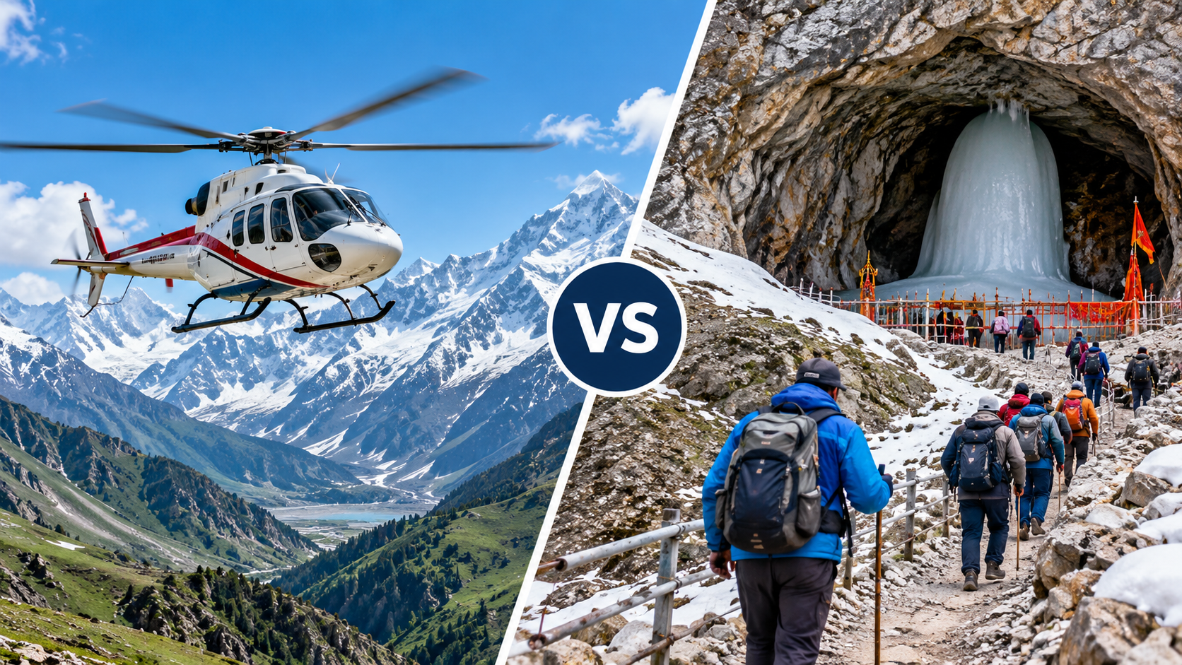 Amarnath Yatra: Helicopter vs Trekking, Which Is Right for You?